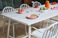 Table de jardin rectangulaire en aluminium gris clair 220x100x76cm Fred's - Fatboy