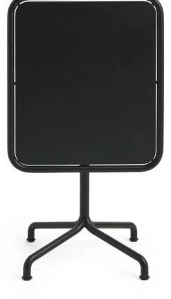 Table de jardin rectangulaire en aluminium laqué gris anthracite 60x70x74cm Deville - HAY