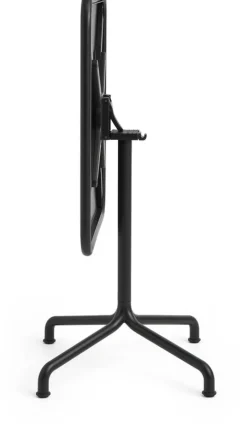 Table de jardin rectangulaire en aluminium laqué gris anthracite 60x70x74cm Deville - HAY