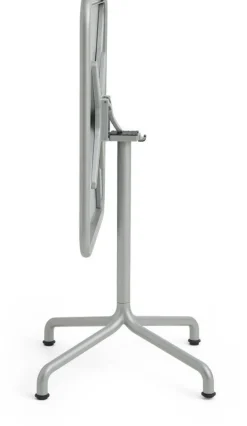 Table de jardin rectangulaire en aluminium laqué gris argenté 60x70x74cm Deville - HAY