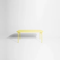 Table de jardin rectangulaire jaune 180 cm Week-End - Petite Friture