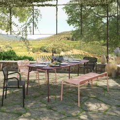 Table de jardin rectangulaire rose blush 180 cm Week end - Petite friture