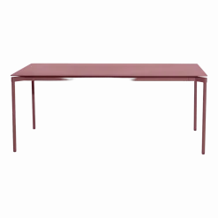 Table de jardin rectangulaire rouge brun Fromme - Petite friture