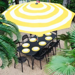Table de jardin rectangulaire verte Toni Tablo - Fatboy
