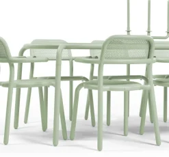 Table de jardin rectangulaire verte Toni Tablo - Fatboy