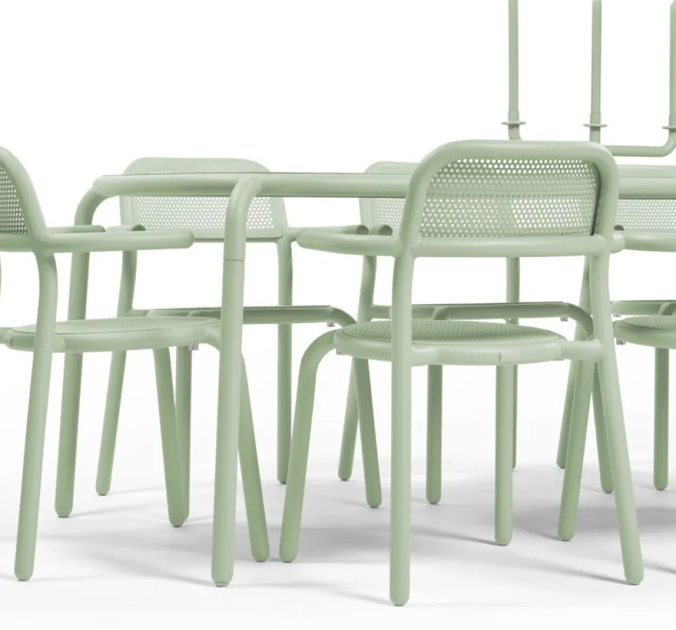 Table de jardin rectangulaire verte Toni Tablo - Fatboy
