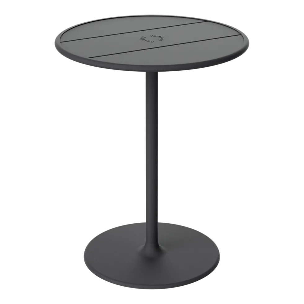 Table de jardin ronde en aluminium anthracite 60x76cm Fred's - Fatboy