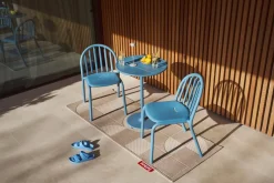 Table de jardin ronde en aluminium gris clair 60x76cm Fred's - Fatboy