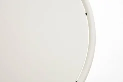 Table de jardin ronde en aluminium laqué blanc cassé 80x74cm Deville - HAY