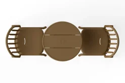 Table de jardin ronde en aluminium mocha 60x76cm Fred's - Fatboy