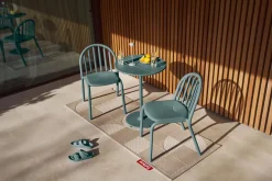 Table de jardin ronde en aluminium sauge foncé 60x76cm Fred's - Fatboy