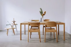 Table de salle à manger en chêne Citizen, 160x85cm - Emko