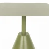 Table d'extérieur carrée en métal vert 70 x 70 x 76 cm Axis - The Cool Republic