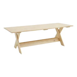 Table d'extérieur en pin laqué à l'eau 230 cm Crate - Hay
