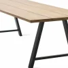 Table d'extérieur teck massif et noir 285 x 100 cm Matteo - Vincent Sheppard