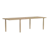 Table à dîner en chêne naturel 95 x 250 cm Oku - NORR11
