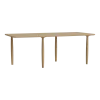 Table à dîner en chêne naturel 95 x 200cm Oku - NORR11