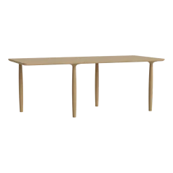 Table à dîner en chêne naturel 95 x 200cm Oku - NORR11