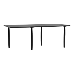 Table à dîner en chêne noir 95 x 200 cm Oku - NORR11