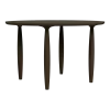 Table à dîner ronde en chêne fumé 120 cm Oku - NORR11