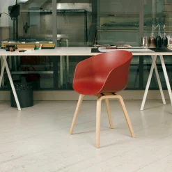 Table en acier noire L180 cm Loop Stand - HAY