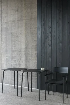 Table en aluminium noir 75 cm August - Serax