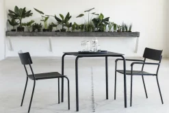 Table en aluminium noir 75 cm August - Serax