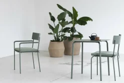 Table en aluminium vert 75 cm August - Serax