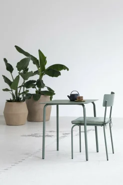 Table en aluminium vert 75 cm August - Serax