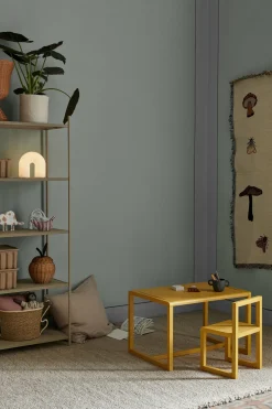 Table en bois de frêne jaune 48 x 82 cm Little Architect - Ferm Living