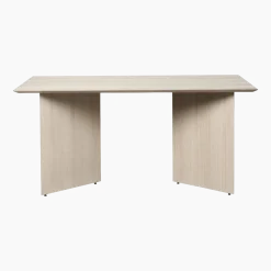 Table en bois rectangulaire beige 160 cm Mingle - Ferm Living