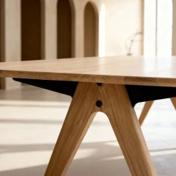 Table en chêne huilé 90 x 140 cm Ava - Gazzda
