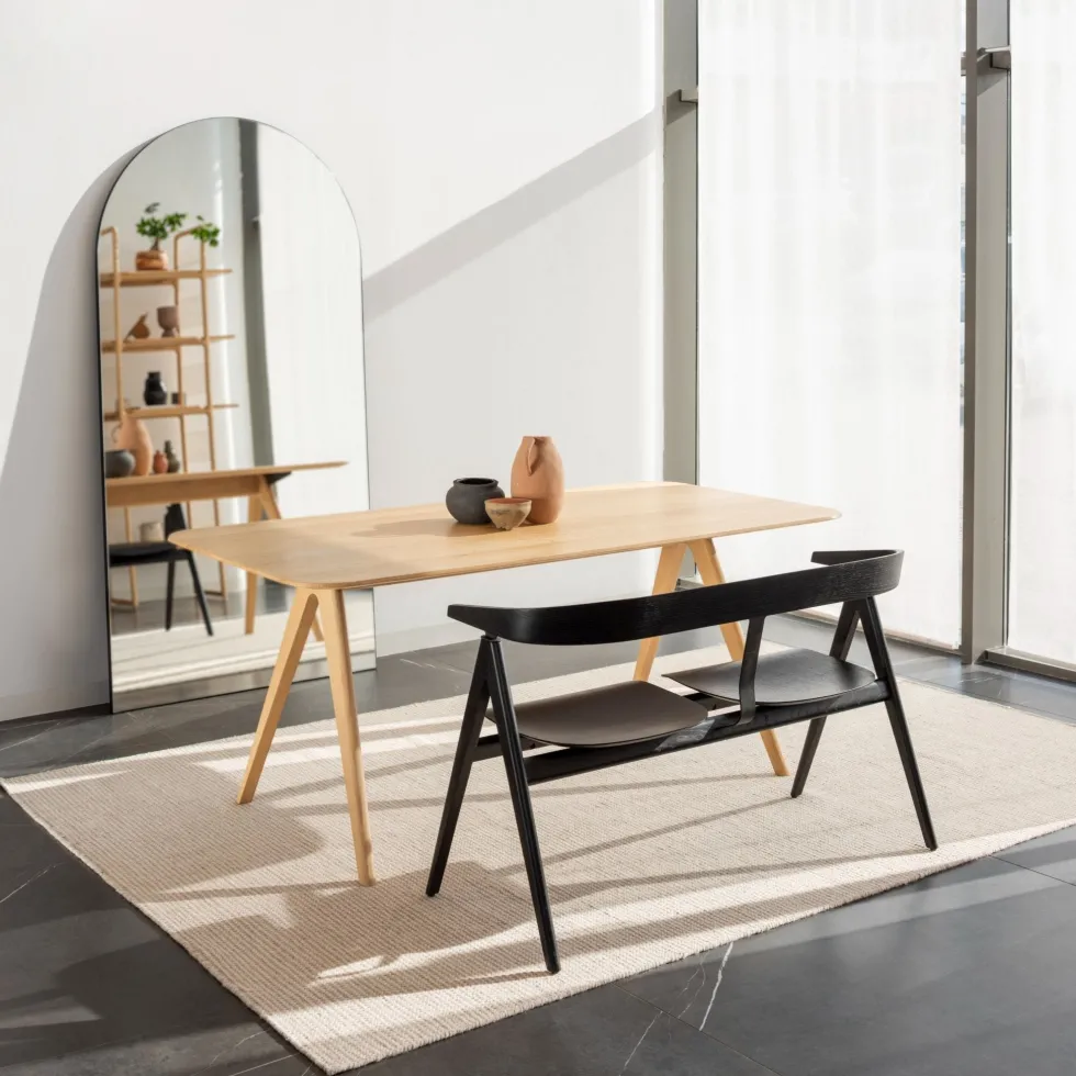 Table en chêne huilé 90 x 140 cm Ava - Gazzda