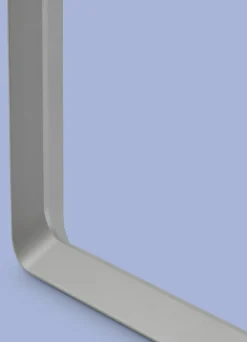 Table en chêne massif fumé et aluminium gris 170 x 85 cm 70/70 - Muuto