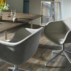 Table en chêne massif fumé et aluminium noir 225 x 90 cm 70/70 - Muuto