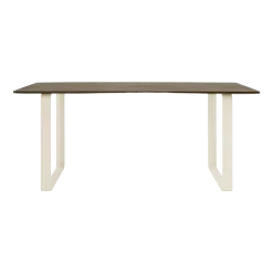 Table en chêne massif fumé et aluminium sable 170 x 85 cm 70/70 - Muuto