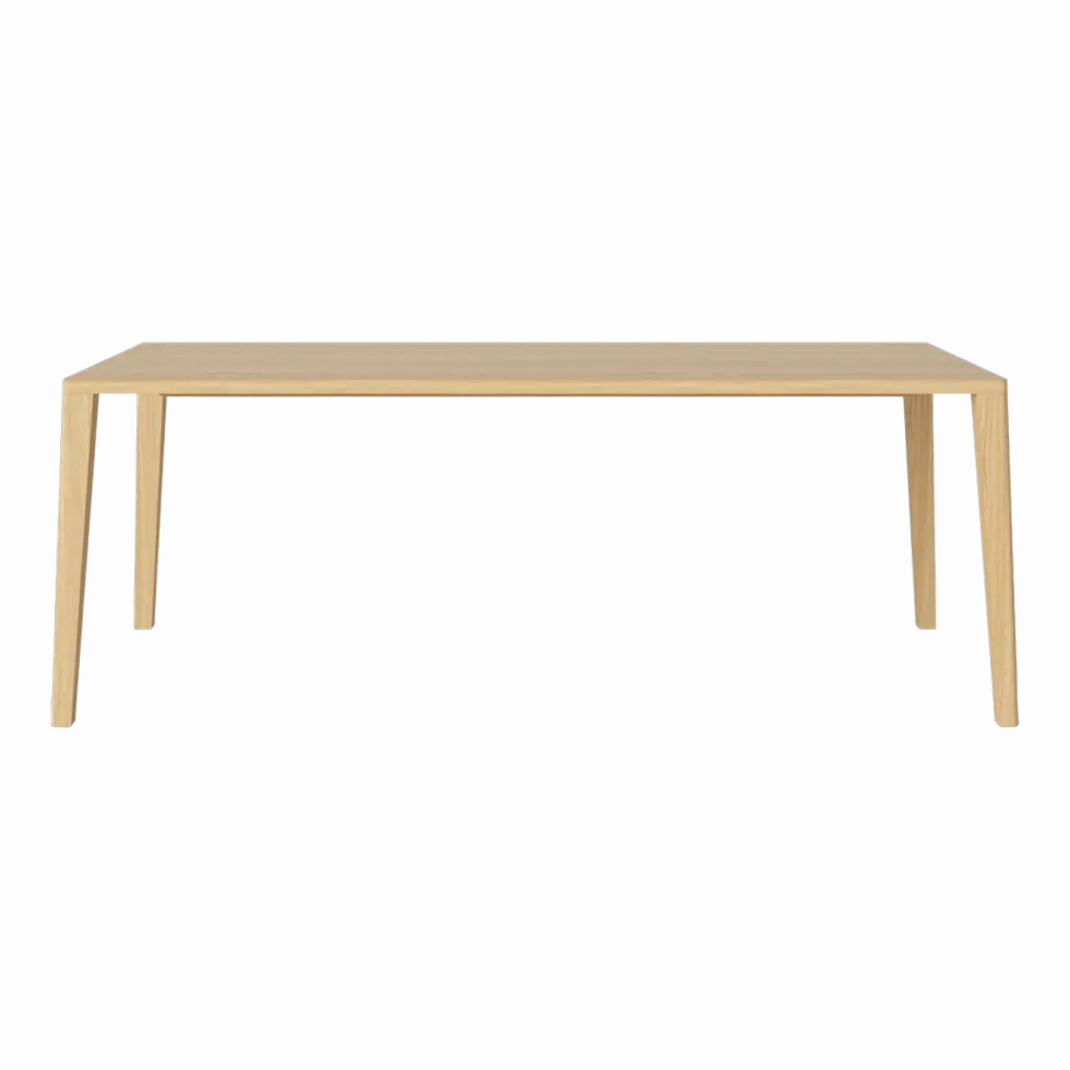 Table en chêne massif huilé 95 x 200 cm Graceful - Bolia