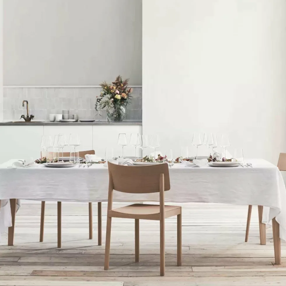 Table en chêne massif huilé 95 x 200 cm Graceful - Bolia