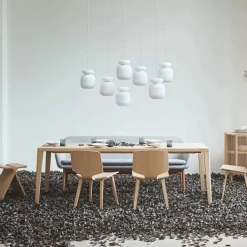 Table en chêne massif huilé 95 x 200 cm Graceful - Bolia