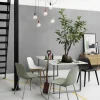 Table en chêne piétement noir 225 cm 70-70 - Muuto