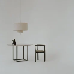 Table en marbre gris du marais 120 cm Florence - New Works