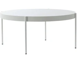Table en métal et bois blanc 160cm Series 430 - Verpan