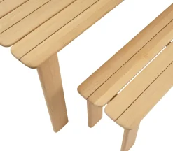 Table en teck 220x92cm Assemble - Muuto