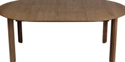 Table extensible en chêne foncé 132/202 x 74 cm Comfort Circle - UMAGE