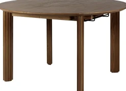 Table extensible en chêne foncé 132/202 x 74 cm Comfort Circle - UMAGE