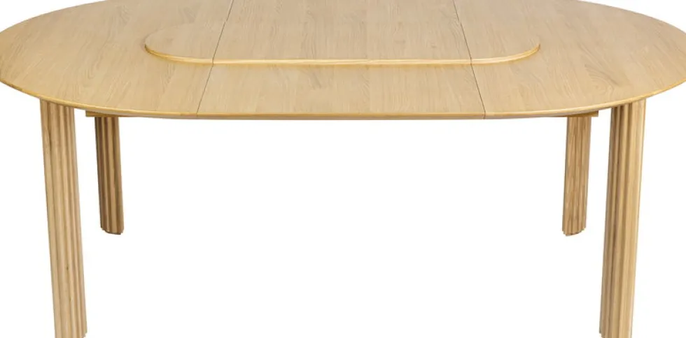 Table extensible en chêne naturel 132/202 x 74 cm Comfort Circle - UMAGE