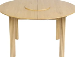 Table extensible en chêne naturel 132/202 x 74 cm Comfort Circle - UMAGE
