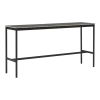Table haute blanc et noir 50 x 190 x 95 cm Base - Muuto