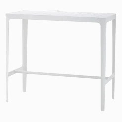 Table haute en aluminium blanc Cut - Cane-Line