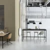 Table haute en linoléum noire contreplaqué 85 x 190 x 105 cm Base - Muuto